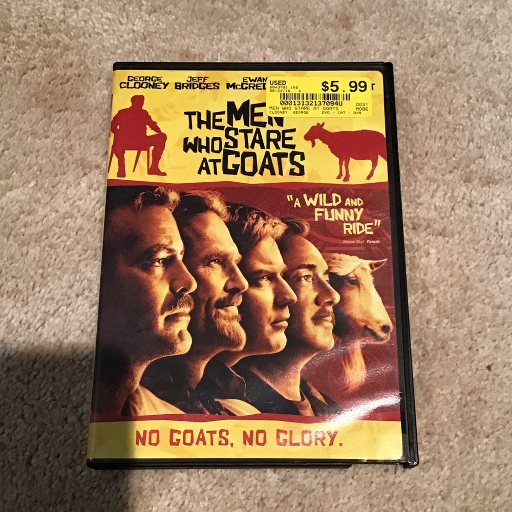 Men Who Stare At Goats DVD - 5 for $5